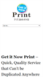 Mobile Screenshot of getitnowprint.com